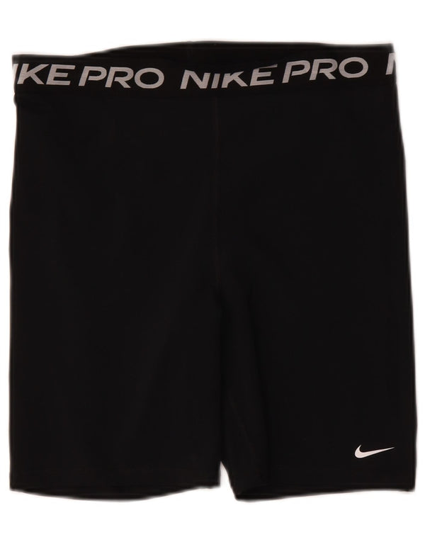 Nike Damen Sportshorts UK 14 Large Schwarz Polyester Sport