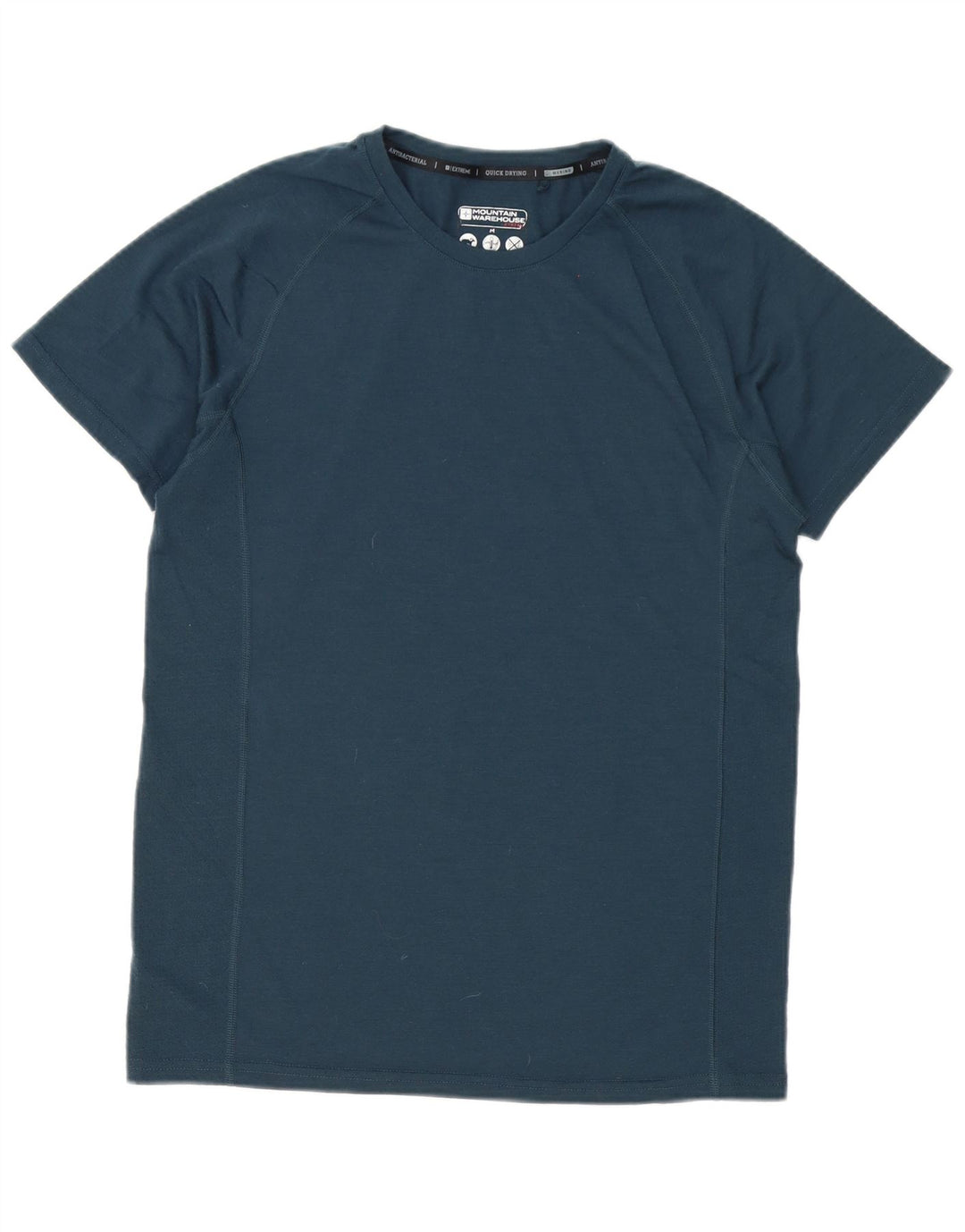 Mountain Warehouse Herre T-Shirt Top Medium Navy Blue Polyester