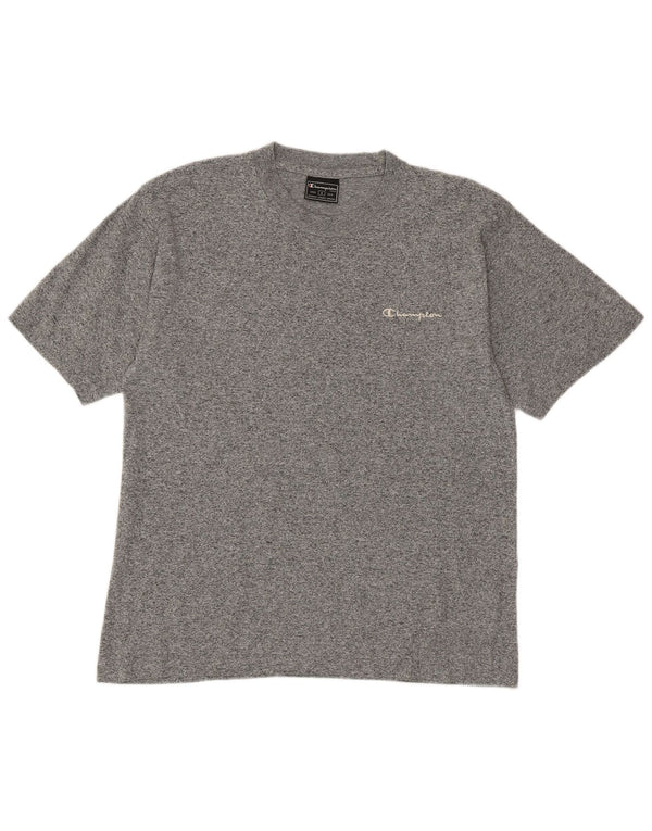 Champion Mens T-Shirt Top Small Grey Flecked