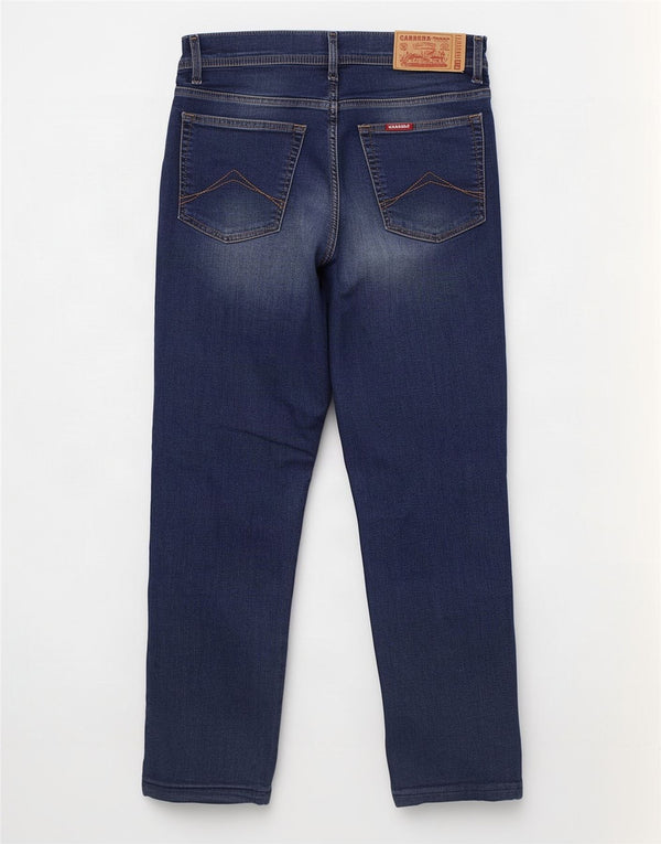 Jeans Carrera da uomo 700 dalla vestibilità rilassata affusolati IT 46 Small W31 L27 Blu Navy