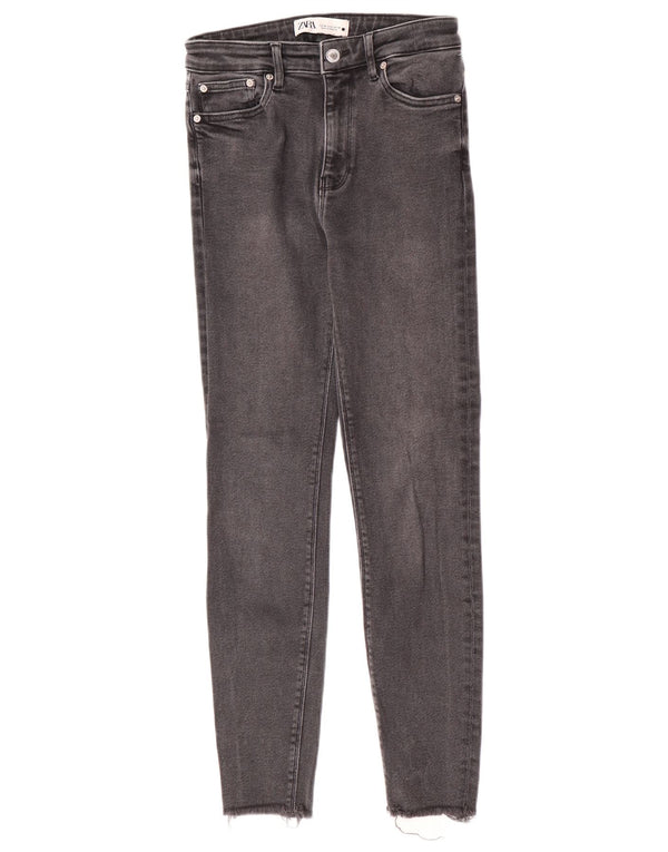 Женские джинсы скинни Zara EU 36 XS W26 L27 Серые