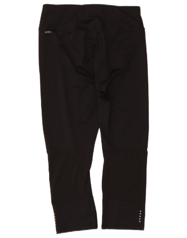 Puma Damen Capri-Leggings UK 12 Medium Schwarz Polyester