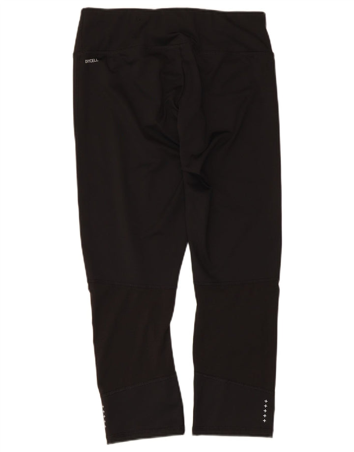 Puma Damen Capri-Leggings UK 12 Medium Schwarz Polyester