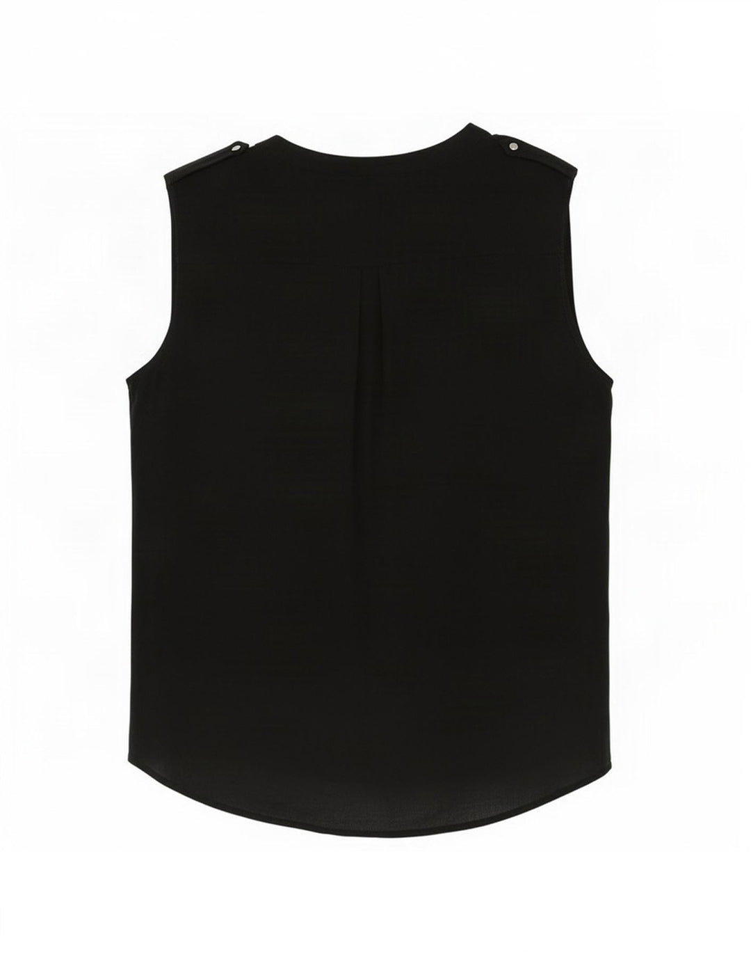 Zara Womens Sleeveless Blouse Top UK 14 Medium Black