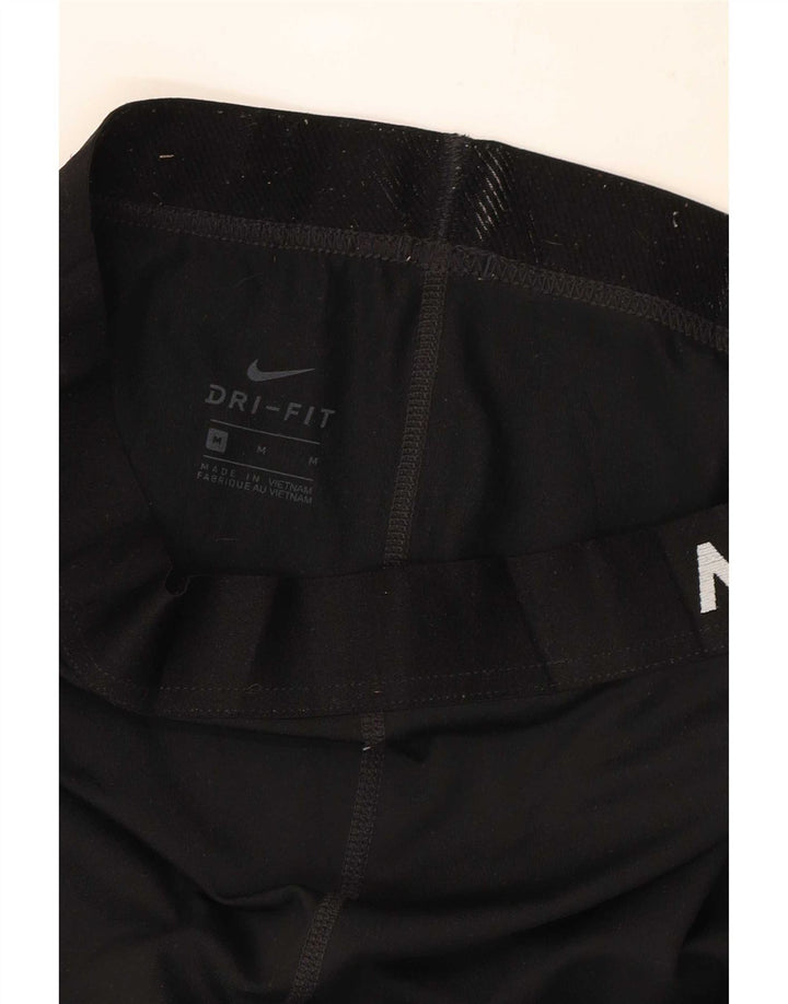 Nike Legging graphique Dri Fit pour femme UK 12 Noir moyen