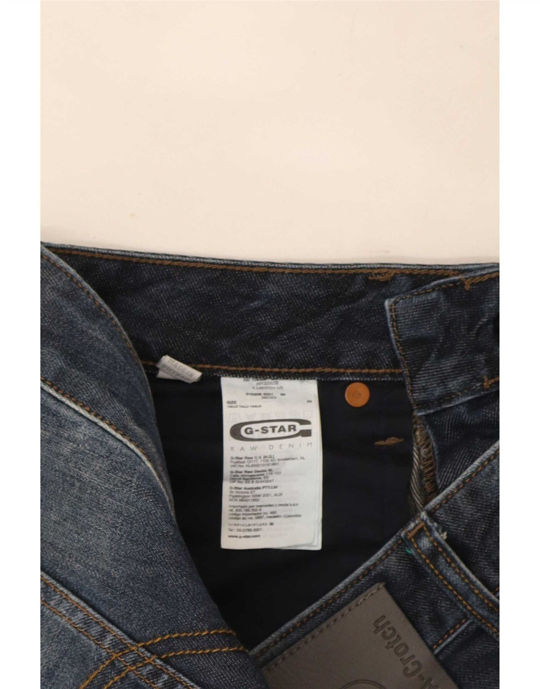 G-Star Mens Denim Shorts W29 Small Blue Cotton