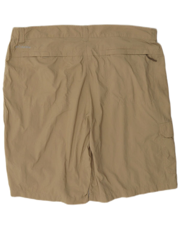 Pantaloncini cargo Columbia Omni-Shade da uomo W40 XL Nylon beige