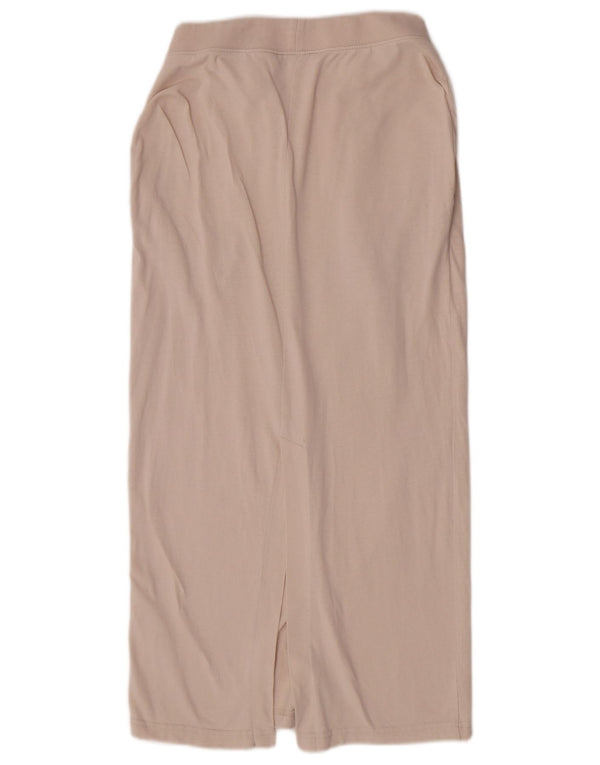 Zara Damen Normaler Maxirock Small W26 Beige