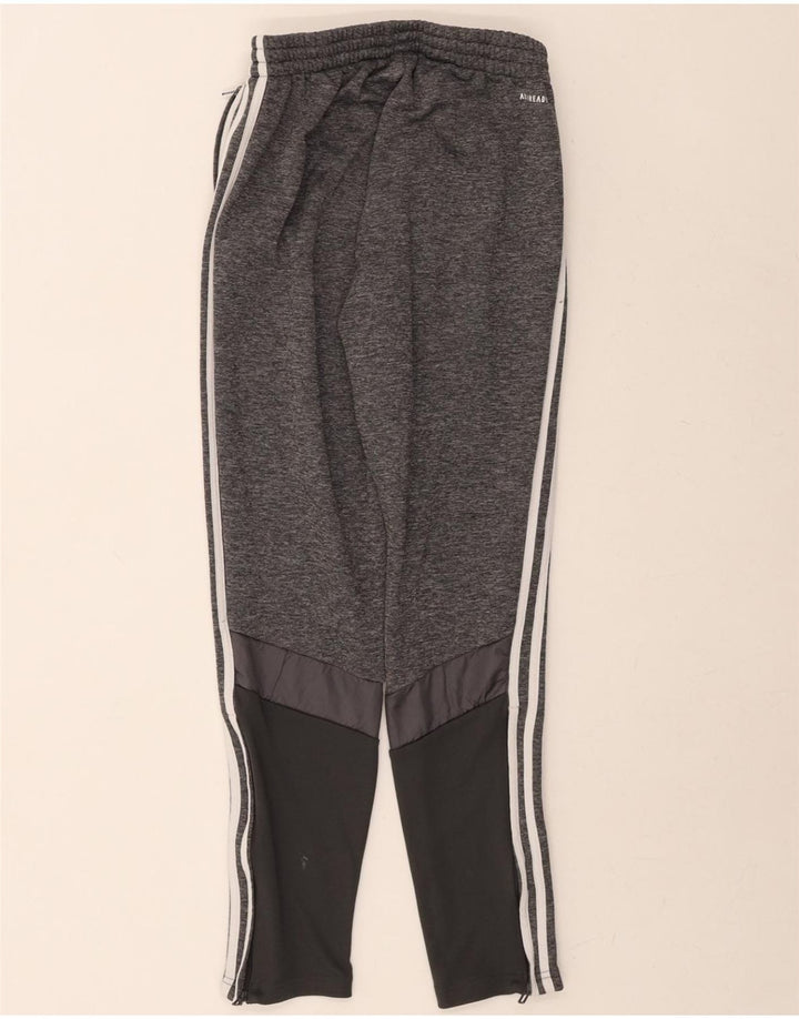 ADIDAS Mens Aeroready Tracksuit Trousers Small Grey Colourblock Polyester Vintage Adidas and Second-Hand Adidas from Messina Hembry 