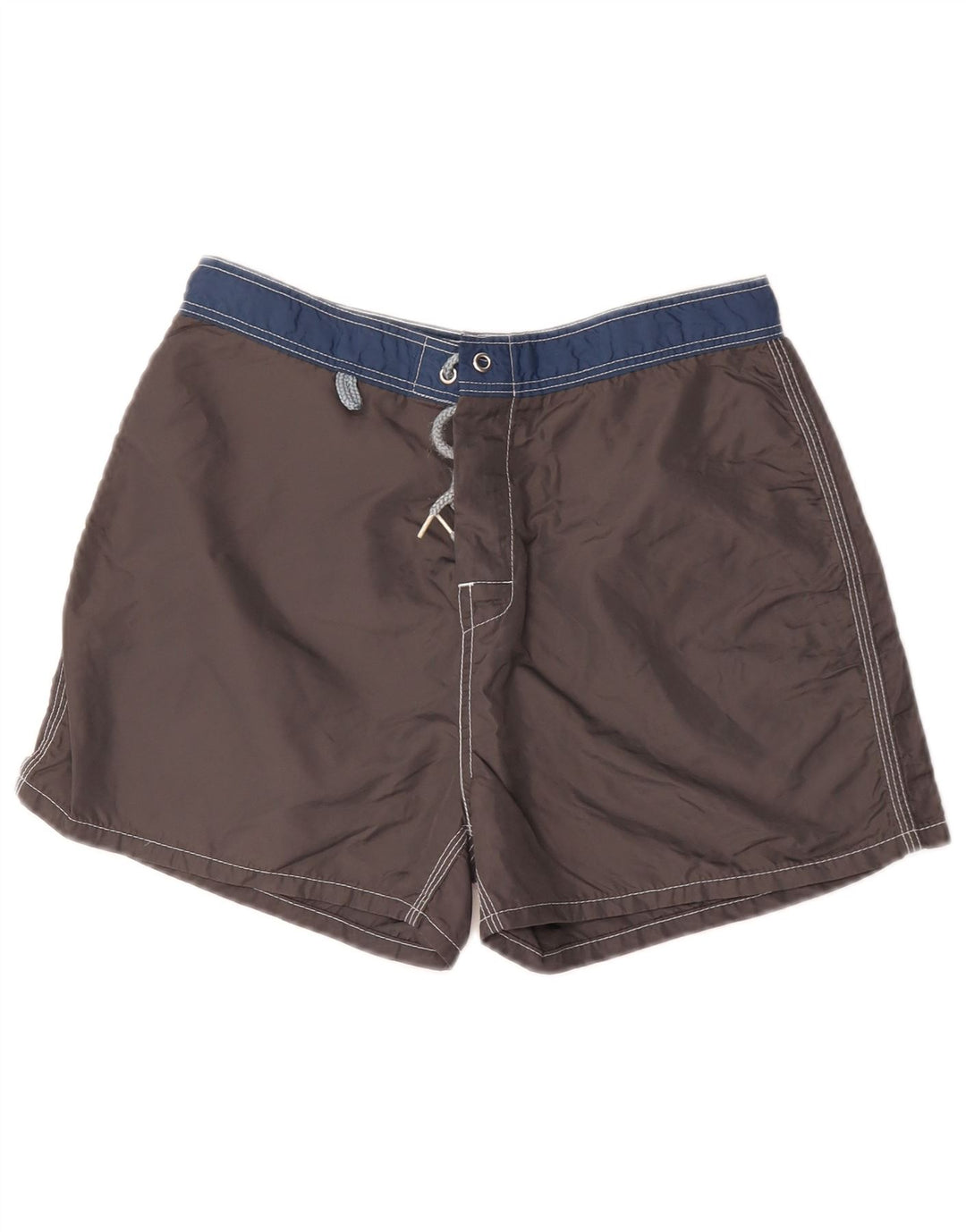 Sundek Mens Swimming Shorts Small Grey Colourblock