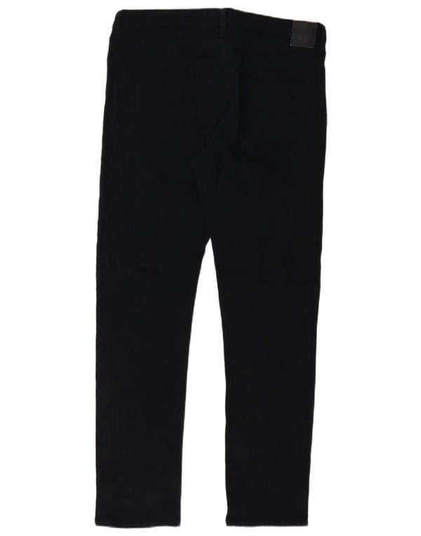 Marks & Spencer Mens Slim Jeans W36 L33 Azul Marinho Algodão
