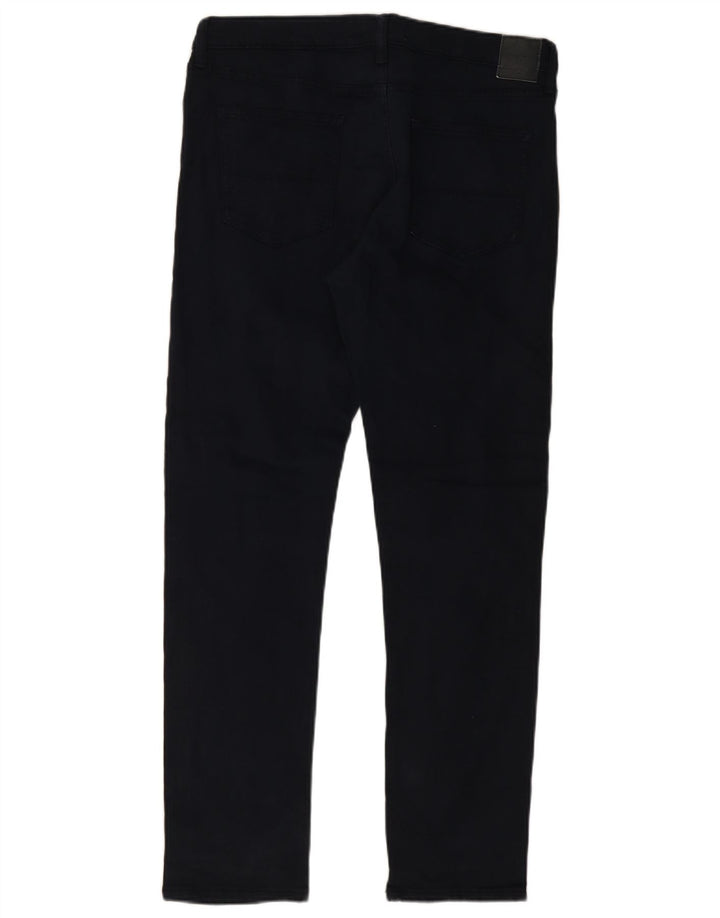 Jeans slim da uomo Marks & Spencer W36 L33 cotone blu navy