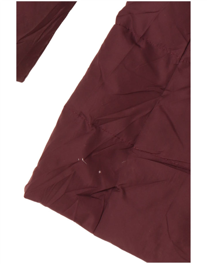 Jack Wills Womens Padded Padded Jacket UK 8 Small Burgundy Polyester