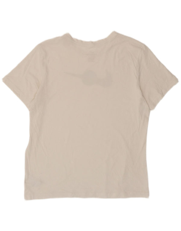 Nike Mens Graphic T-Shirt Top Large White Cotton