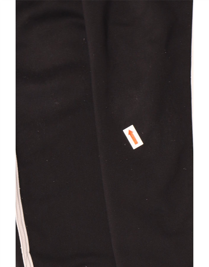 ADIDAS Boys Tracksuit Trousers 11-12 Years  Black Polyester