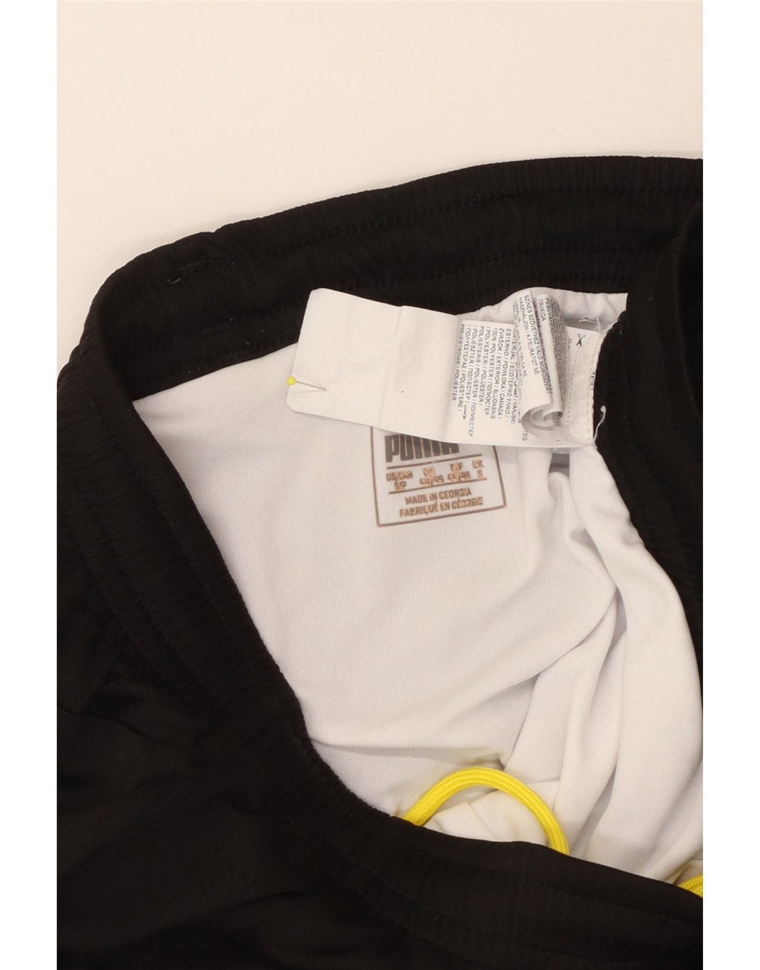 Puma Mens BVB Dortmund Sport Shorts Small  Black Polyester