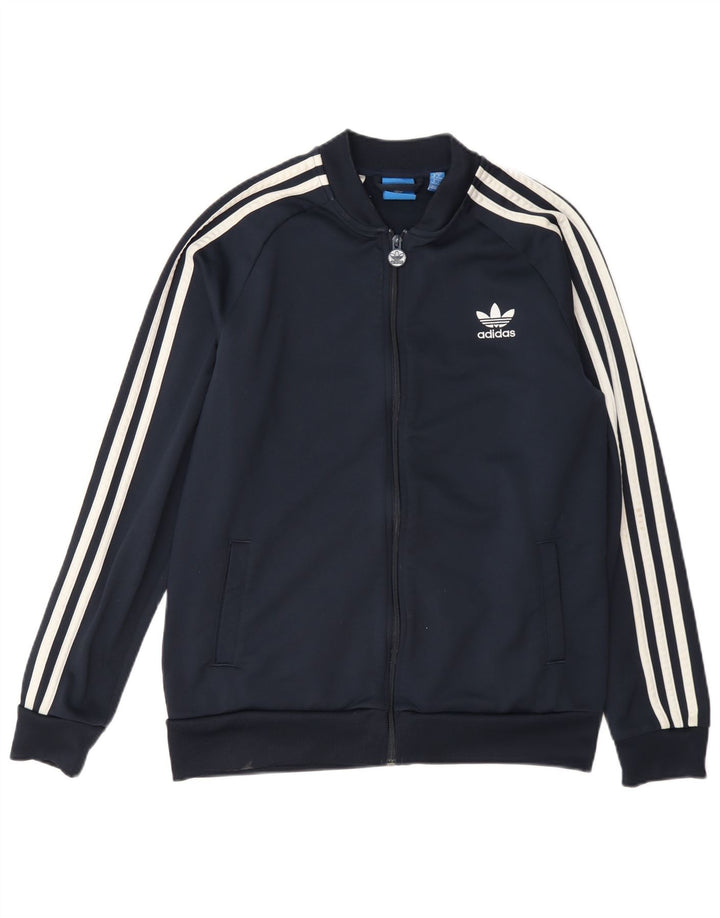 Спортивный костюм Adidas для мальчиков 15–16 лет, темно-синий, полиэстер