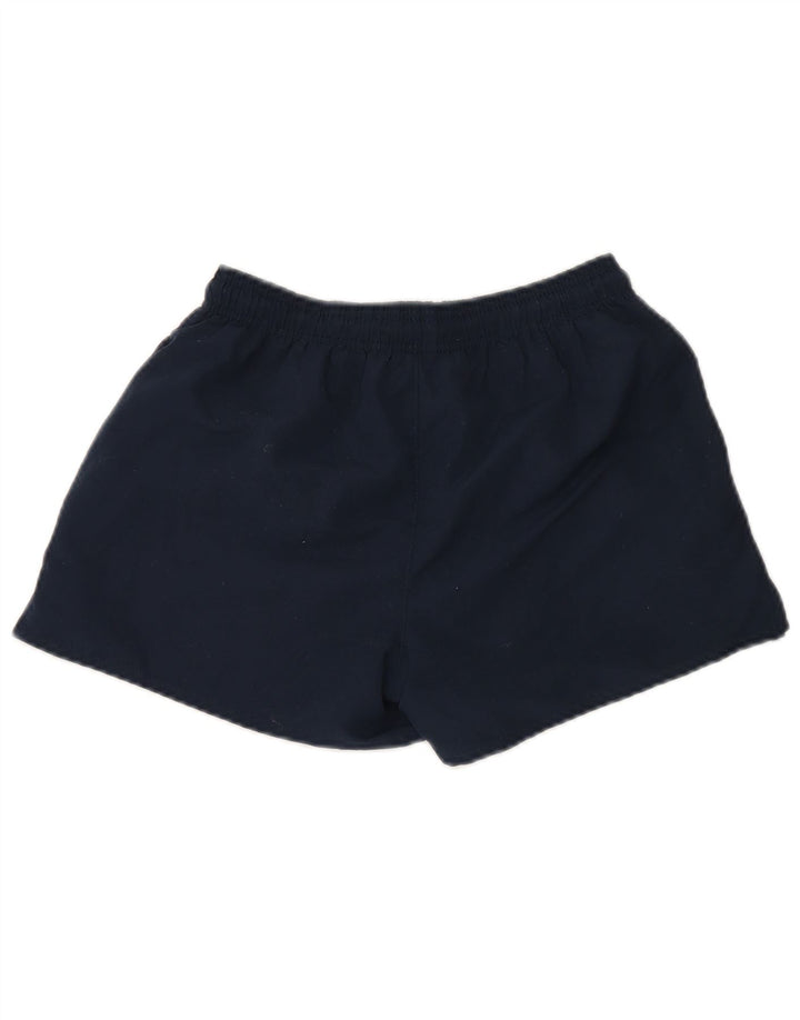 UMBRO Womens Sport Shorts UK 10 Small  Navy Blue Polyester