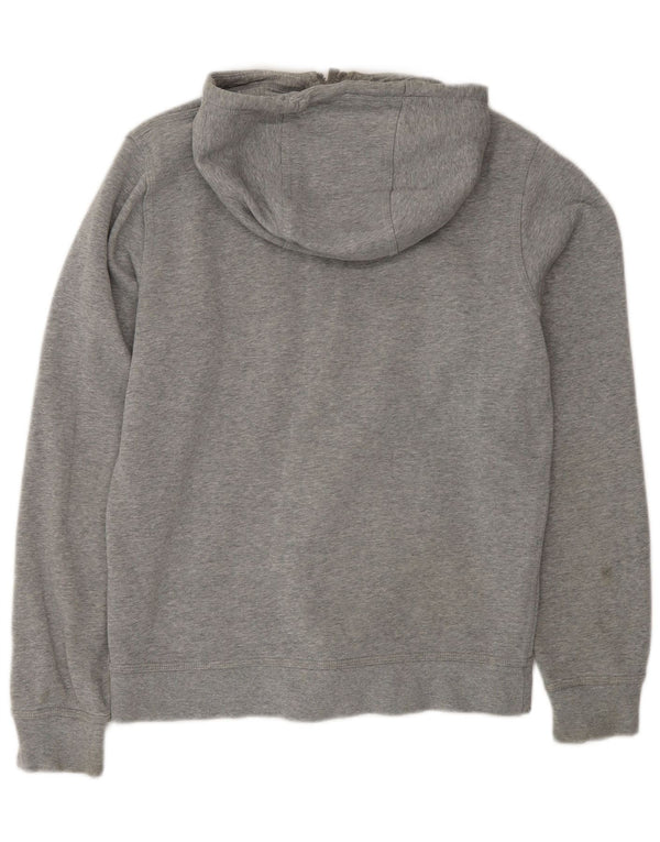 Nike Mens Regular Fit Zip Hoodie Sweater Small Grey Cotton Sports