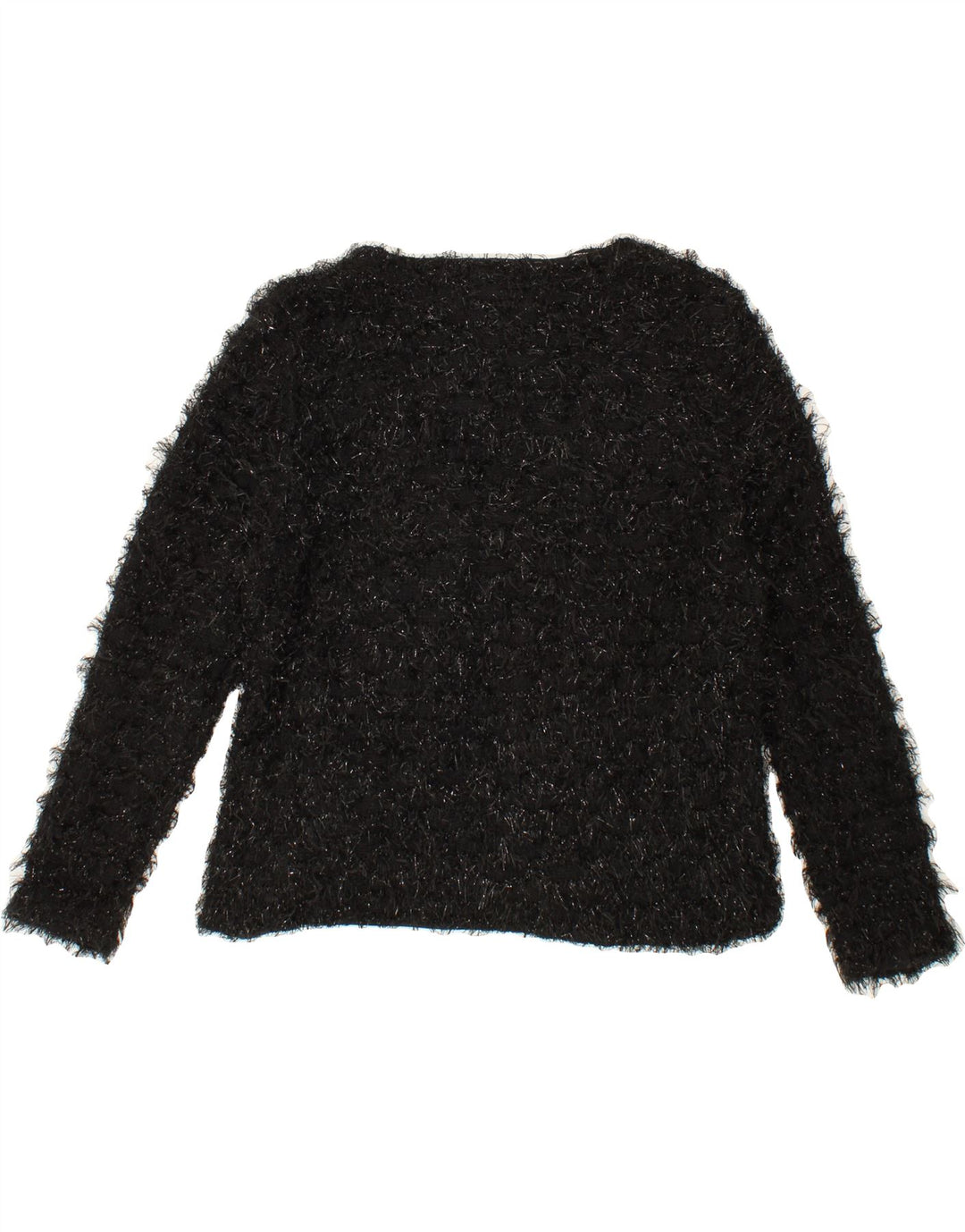 VINTAGE Womens Cardigan Top UK 18 XL Black Polyester Vintage Vintage and Second-Hand Vintage from Messina Hembry 