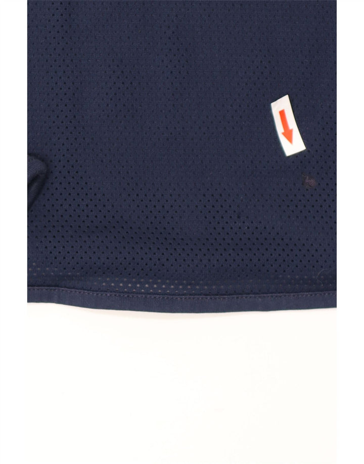 Nike Cor72z Graphic Top da uomo a maniche lunghe piccolo in poliestere blu navy
