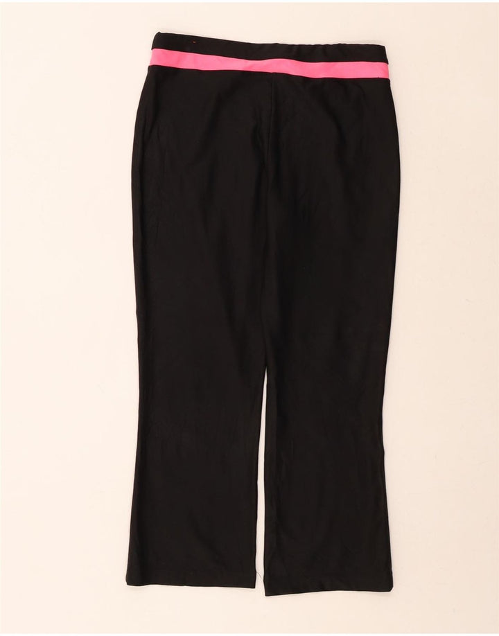 NIKE Womens Tracksuit Trousers US 4/6 Small Black Polyester Vintage Nike and Second-Hand Nike from Messina Hembry 