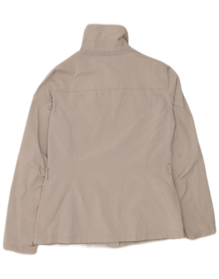 Γυναικείο μπουφάν βροχής Geox UK 8 Small Grey Polyester