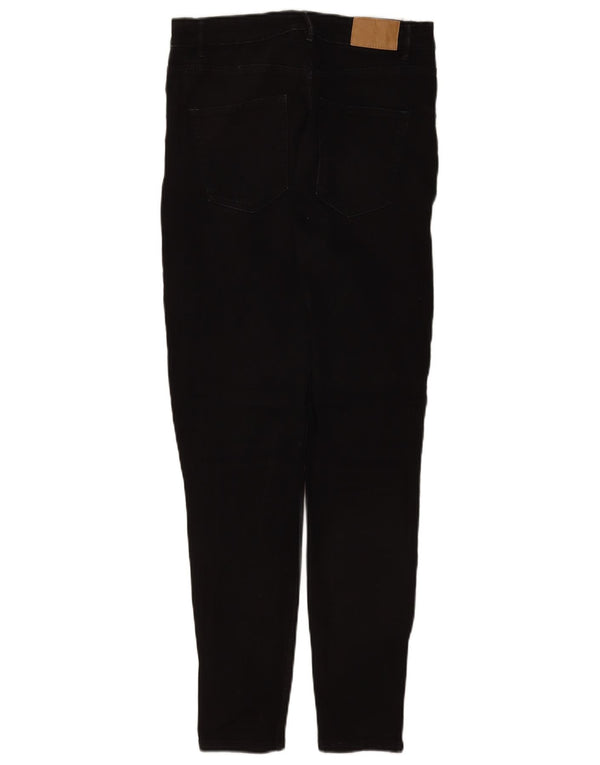 Zara Womens Skinny Jeans EU 42 Large W32 L28 Black Cotton