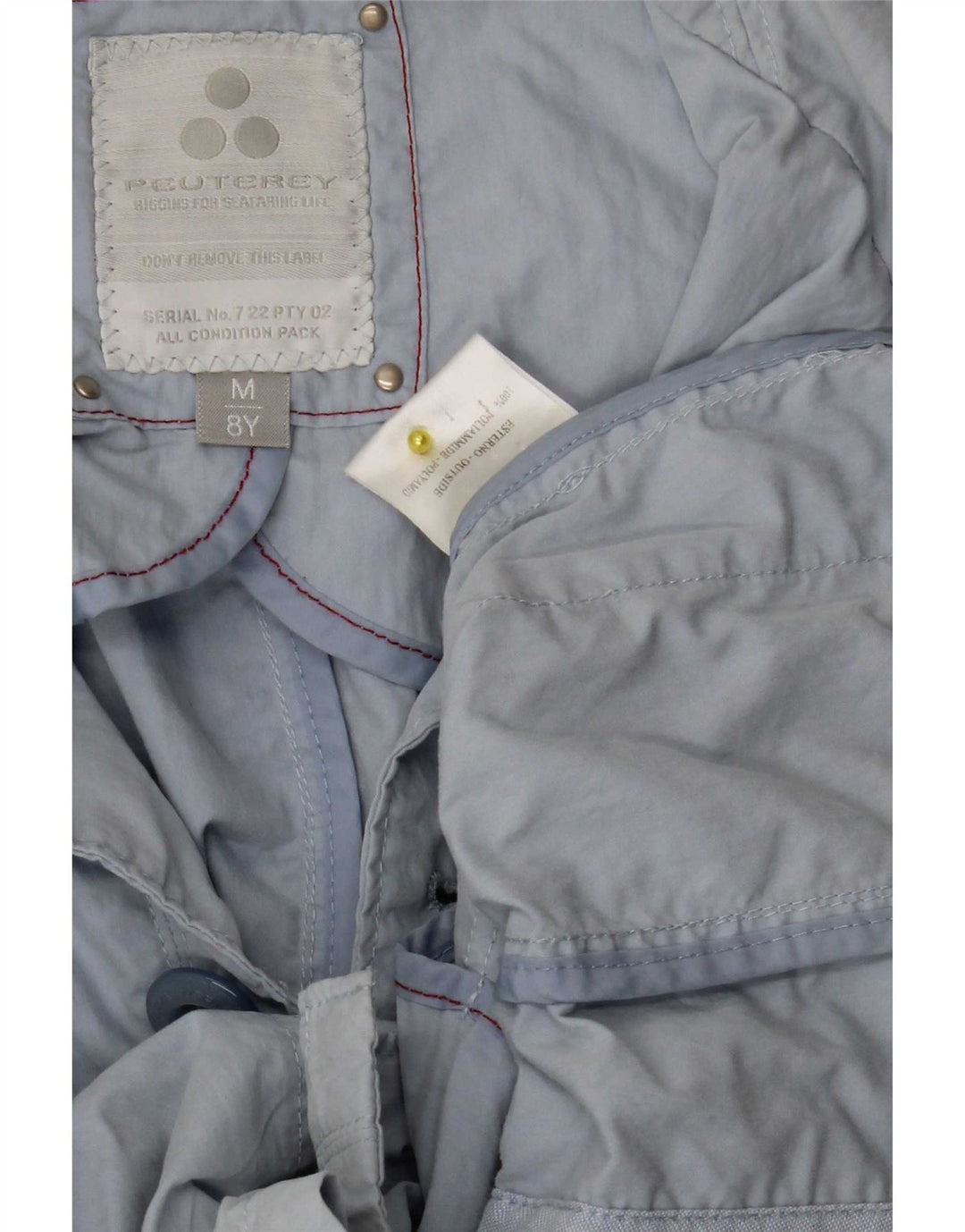 PEUTEREY Girls Utility Jacket 7-8 Years Blue Polyamide