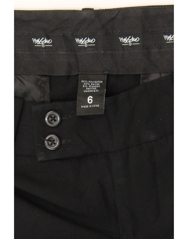 MOSSIMO Womens Chino Shorts US 6 Medium W30  Black Polyester Vintage Mossimo and Second-Hand Mossimo from Messina Hembry 