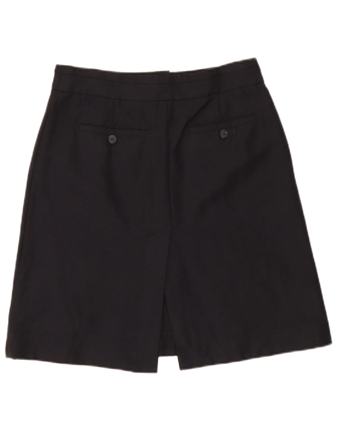 Mauro Grifoni  Womens Mini Skirt IT 44 Medium W30 Navy Blue Wool