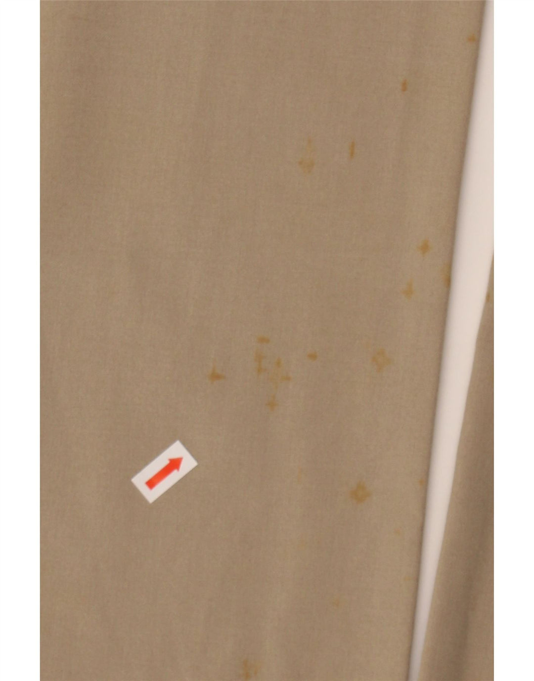 ARMANI Mens Bootcut Casual Trousers W32 L33 Beige Polyester Vintage Armani and Second-Hand Armani from Messina Hembry 