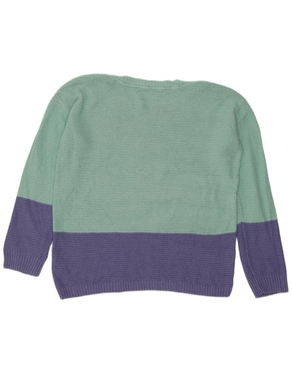Crew Clothing Womens Boat Neck Jumper Sweater UK 12 Medium Green