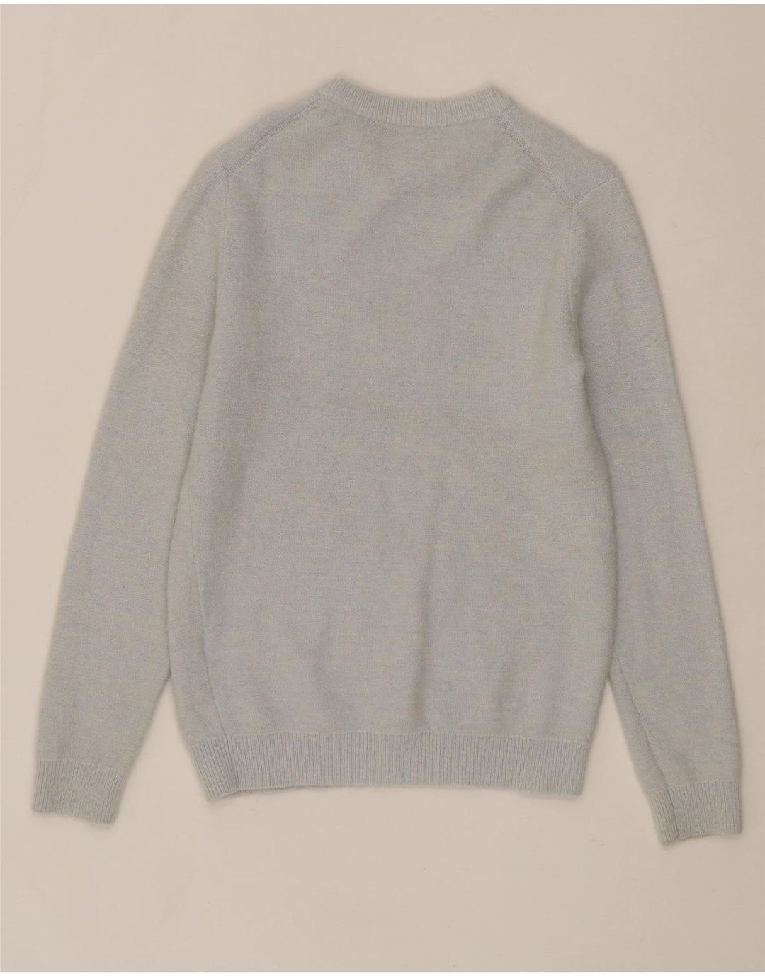 REISS Mens Crew Neck Jumper Sweater Small Blue Wool Vintage Reiss and Second-Hand Reiss from Messina Hembry 