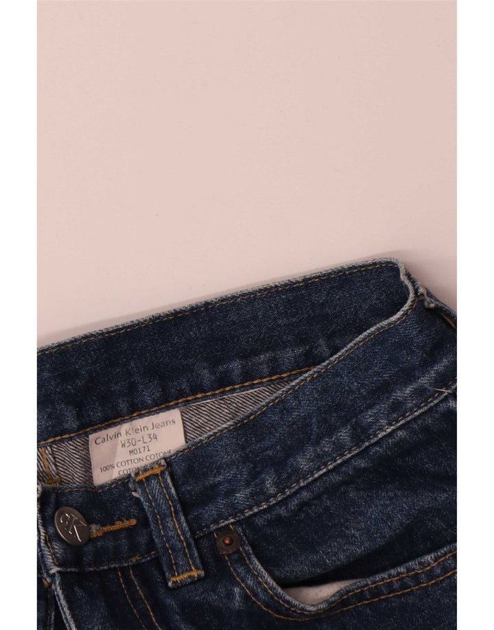 Calvin Klein denimshorts til kvinder W30 Mellemblå bomuld