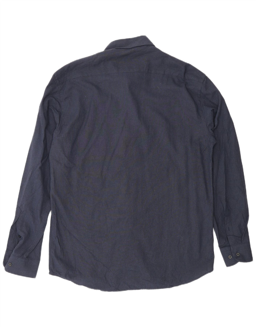 Ανδρικό πουκάμισο Massimo Dutti, μέγεθος 42, Μεγάλο Navy Blue Viscose