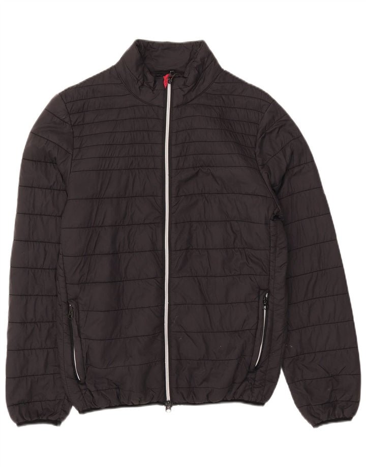 French Connection Mens Padded Jacket UK 36 Small Black Polyamide