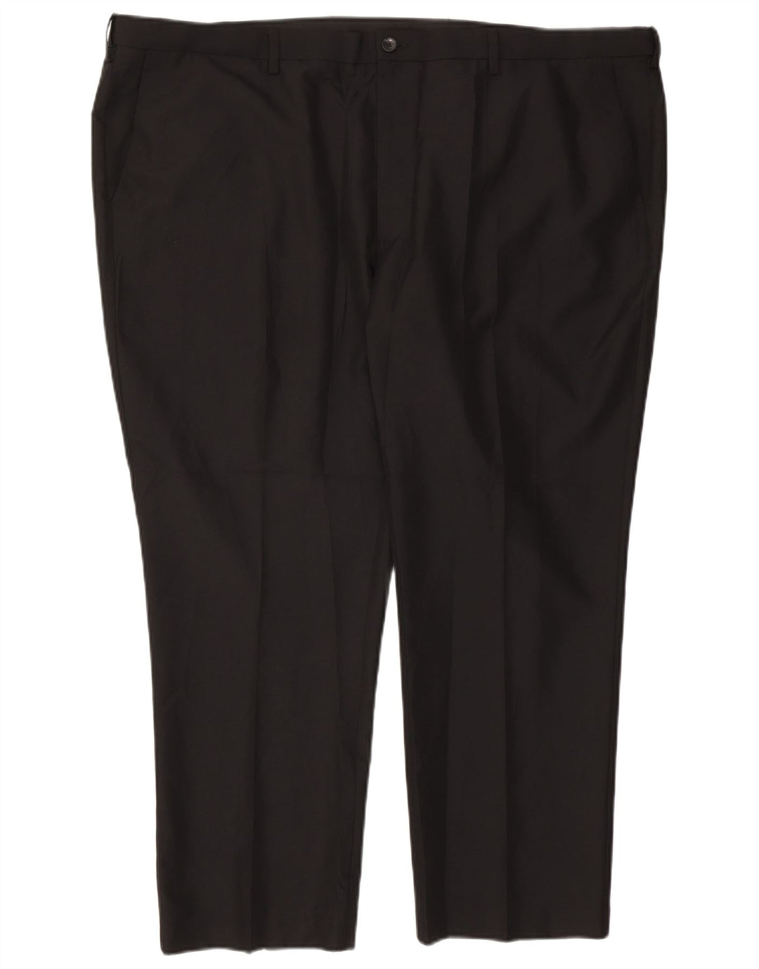 Pantaloni chino vestibilità regolare da uomo Marks & Spencer W50 L29 poliestere nero