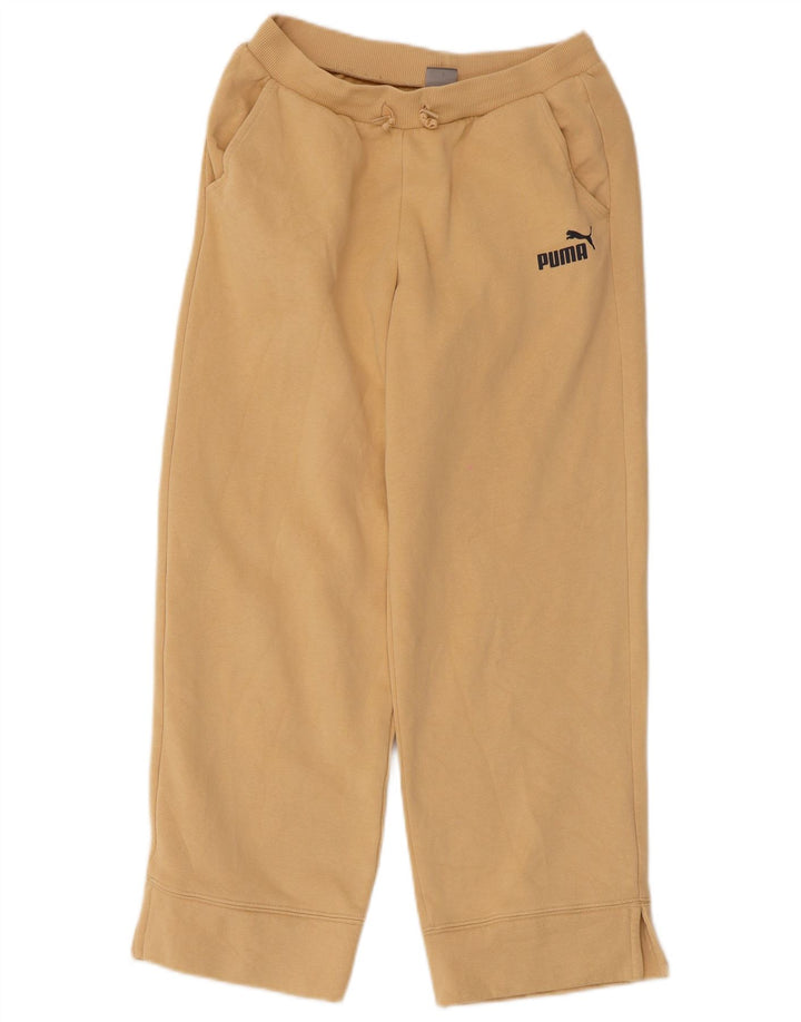 Puma Boys Tracksuit Trousers Joggers 13-14 Years  Beige Polyester