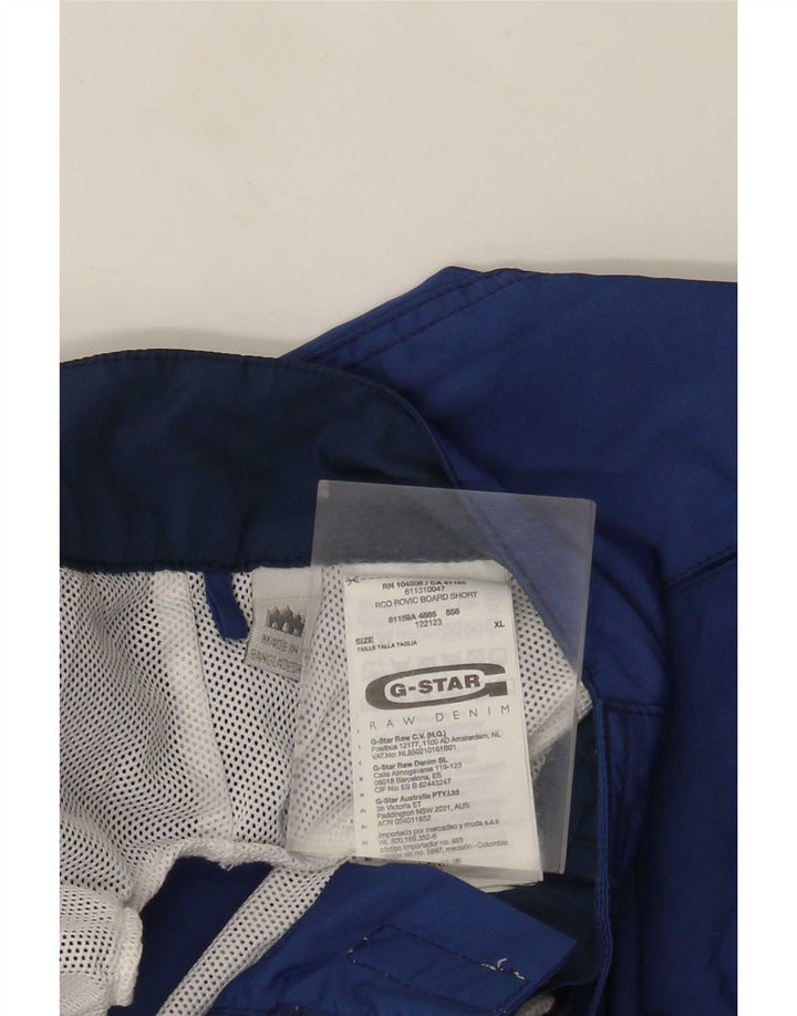 G-Star Mens Cargo Swimming Shorts XL Blue Polyester