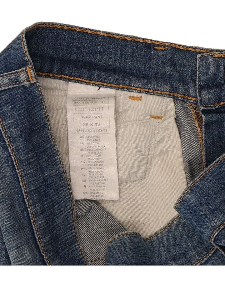 CARHARTT Womens Slim Jeans W29 L32 Blue Cotton Vintage Carhartt and Second-Hand Carhartt from Messina Hembry 