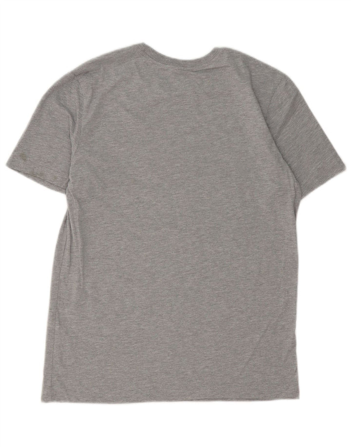 Nike Mens Athletic Cut T-Shirt Top Medium Grey Cotton