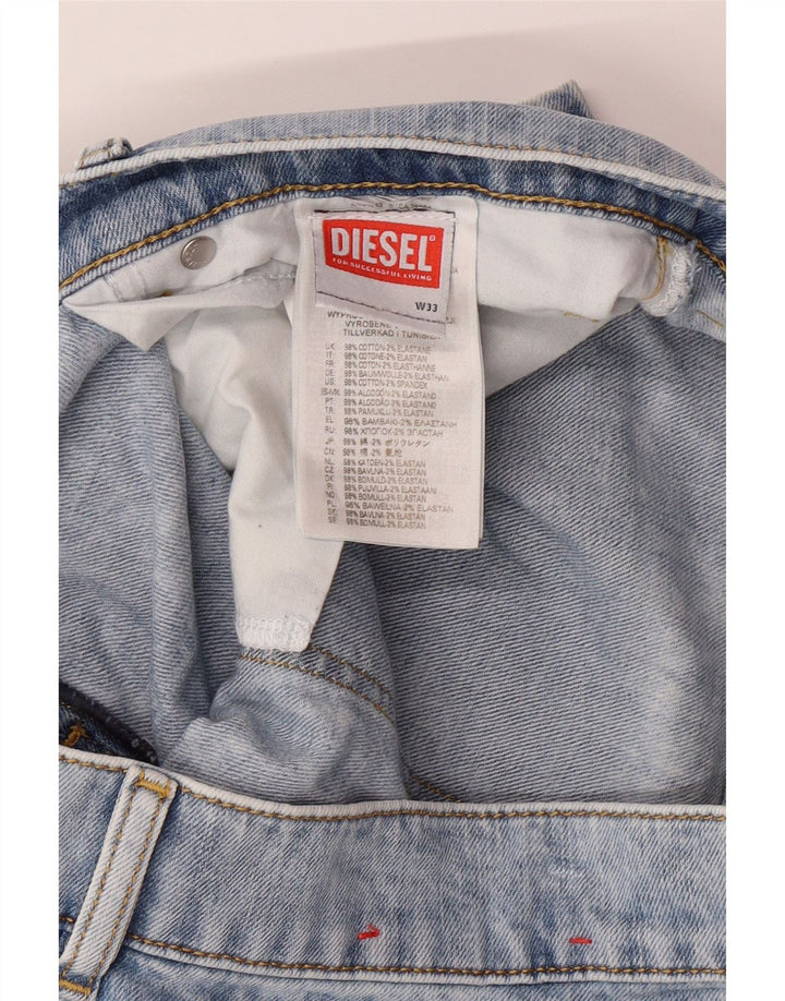 DIESEL Womens Slim Jeans W33 L31 Blue Cotton Vintage Diesel and Second-Hand Diesel from Messina Hembry 