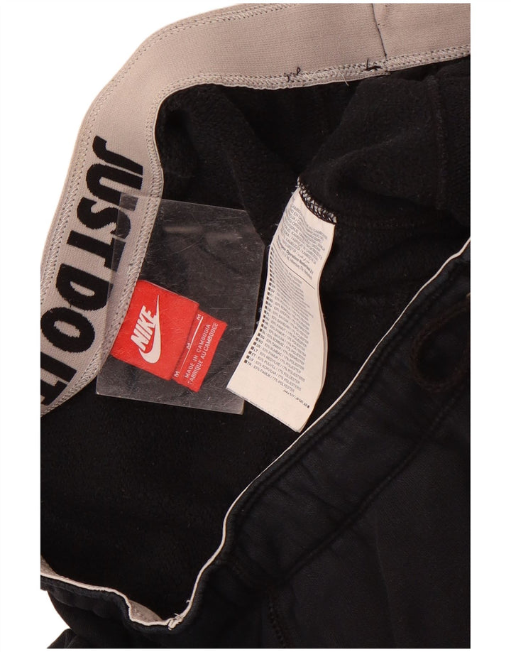 Nike Mens Tracksuit Trousers Joggers Medium  Black Cotton