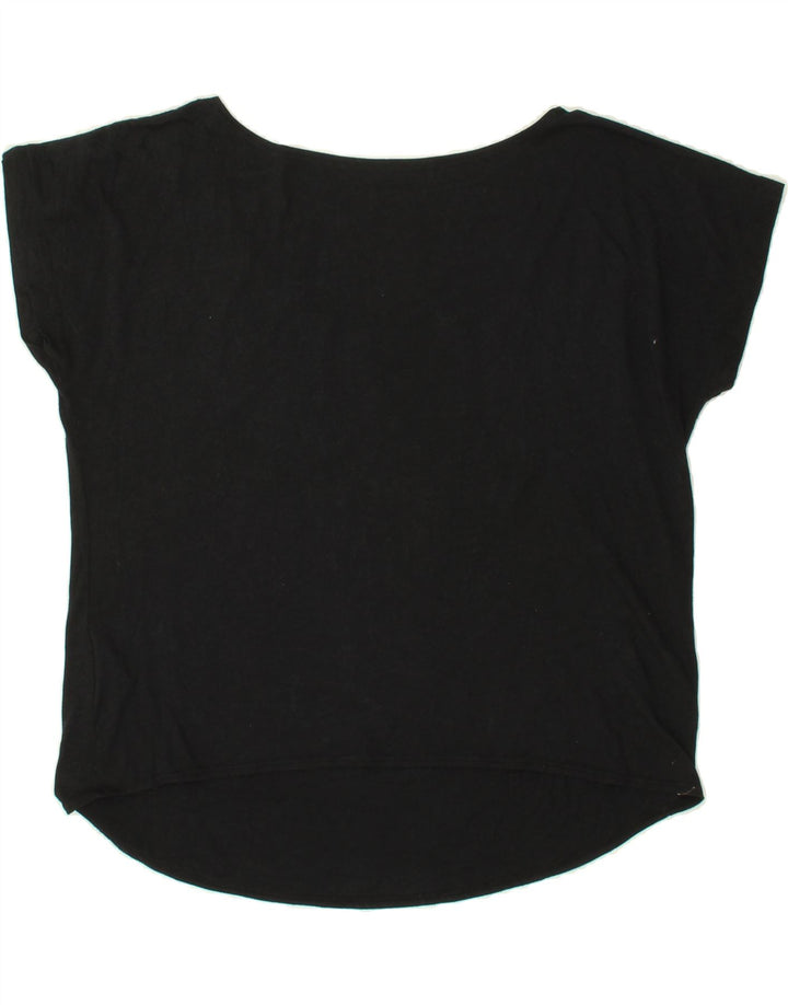 NIKE Womens Graphic T-Shirt Top UK 16 Large Black Polyester Vintage Nike and Second-Hand Nike from Messina Hembry 