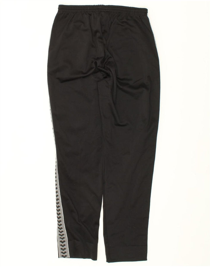 ARENA Mens Graphic Tracksuit Trousers IT 44 XS Black Polyester Vintage Arena and Second-Hand Arena from Messina Hembry 