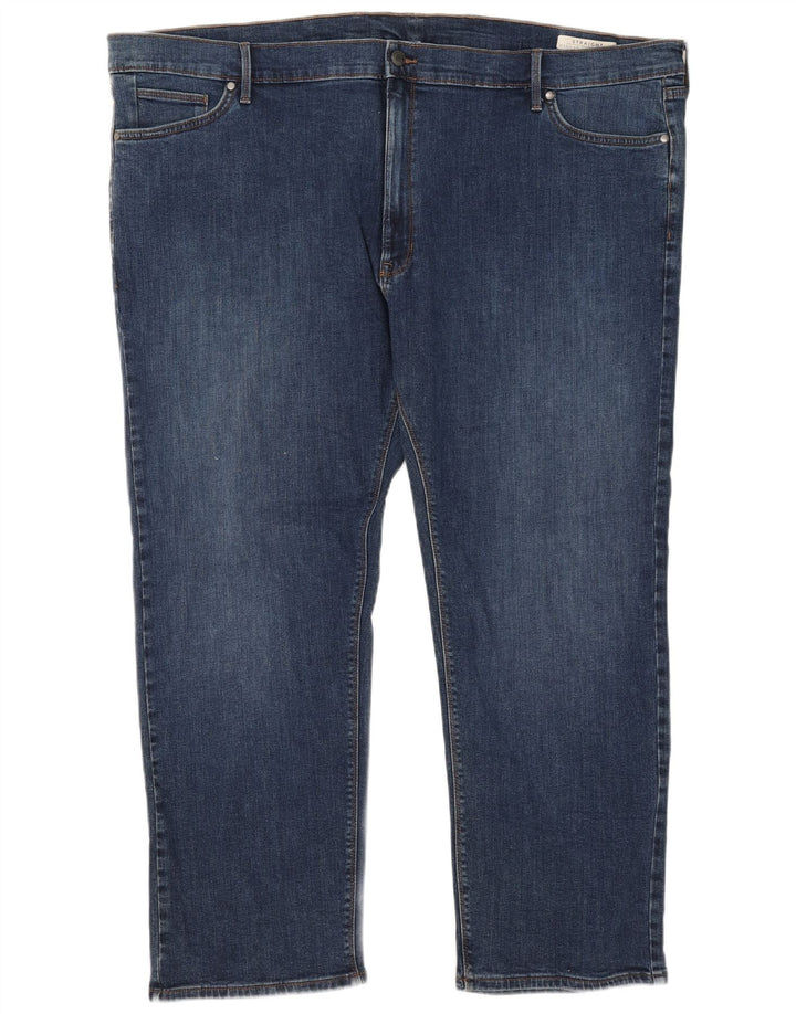Marks & Spencer Mens Straight Jeans W50 L29 Blue Cotton