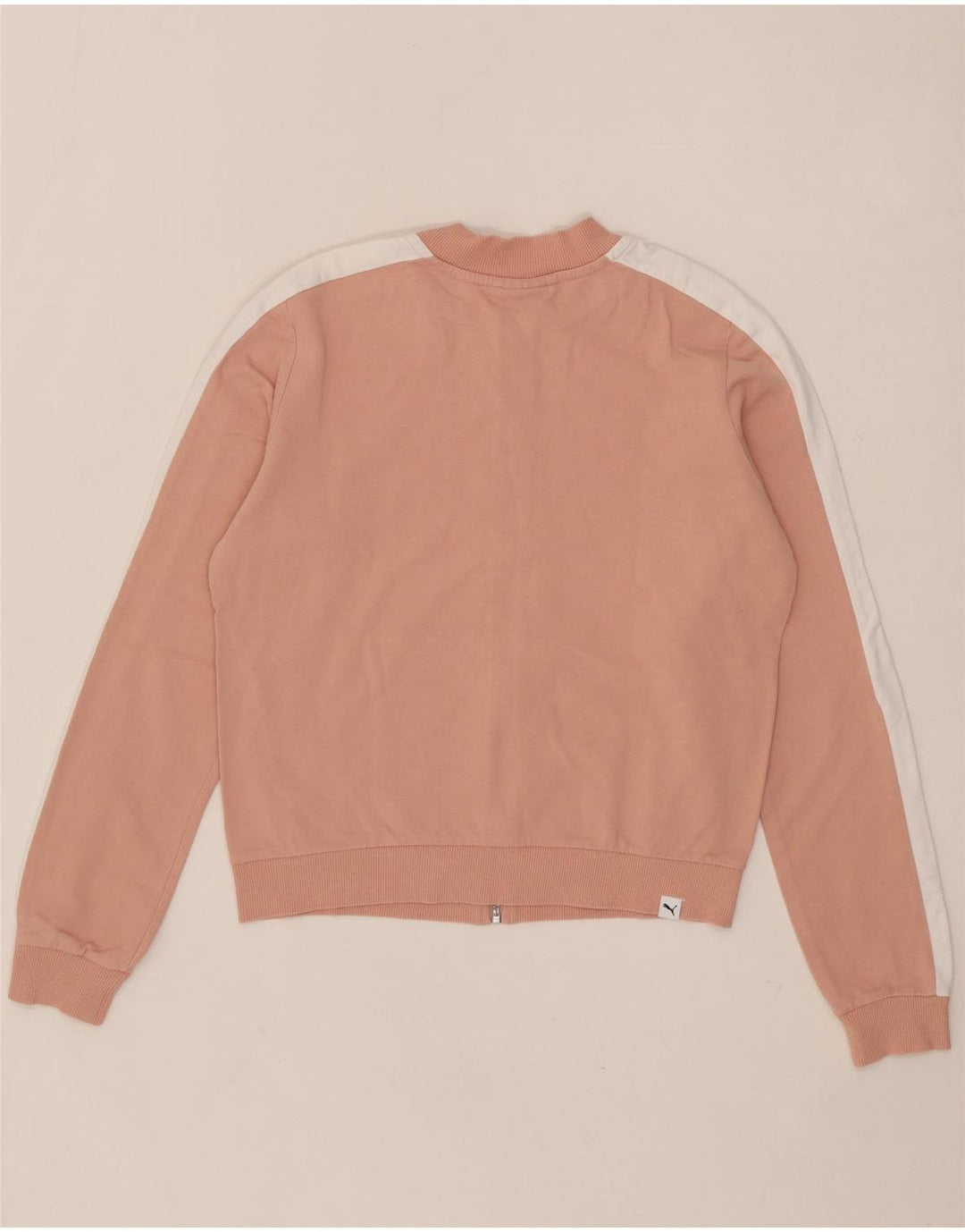 PUMA Womens Tracksuit Top Jacket UK 10 Small Pink Colourblock Vintage Puma and Second-Hand Puma from Messina Hembry 