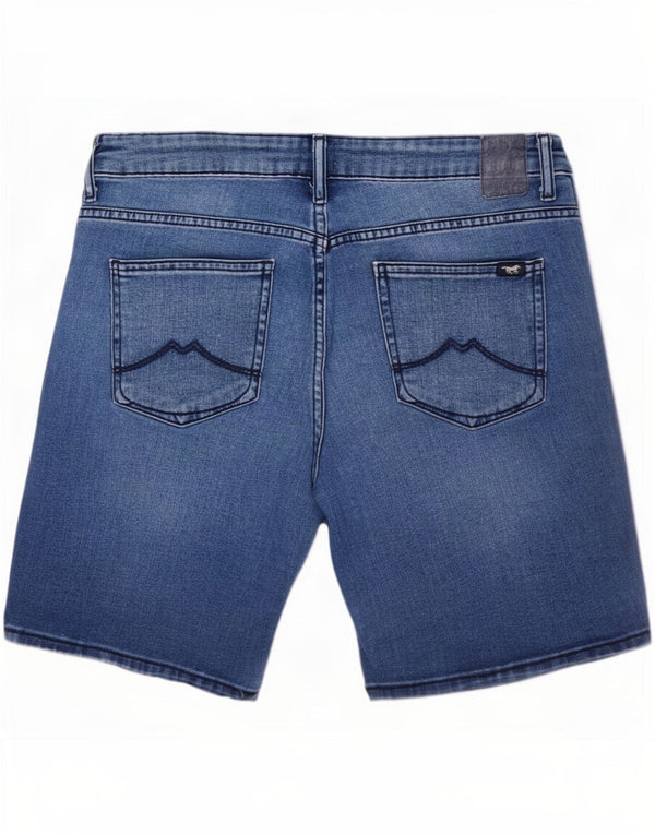Mustang Damen Jeansshorts W29 mittelblaue Baumwolle