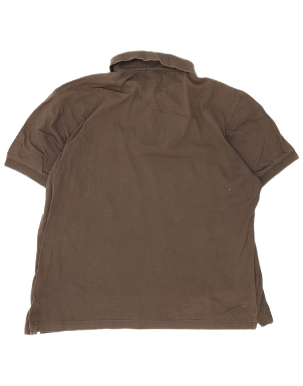 Sergio Tacchini Herre Polo Shirt IT 50 Medium Brun Bomuld